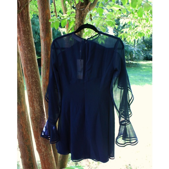 NWT Keepsake Night Lights Skater Dress in Blue - Picture 6 of 9